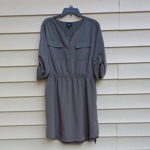 Mossimo Olive Green Long Sleeve Dress New‎ Never Used